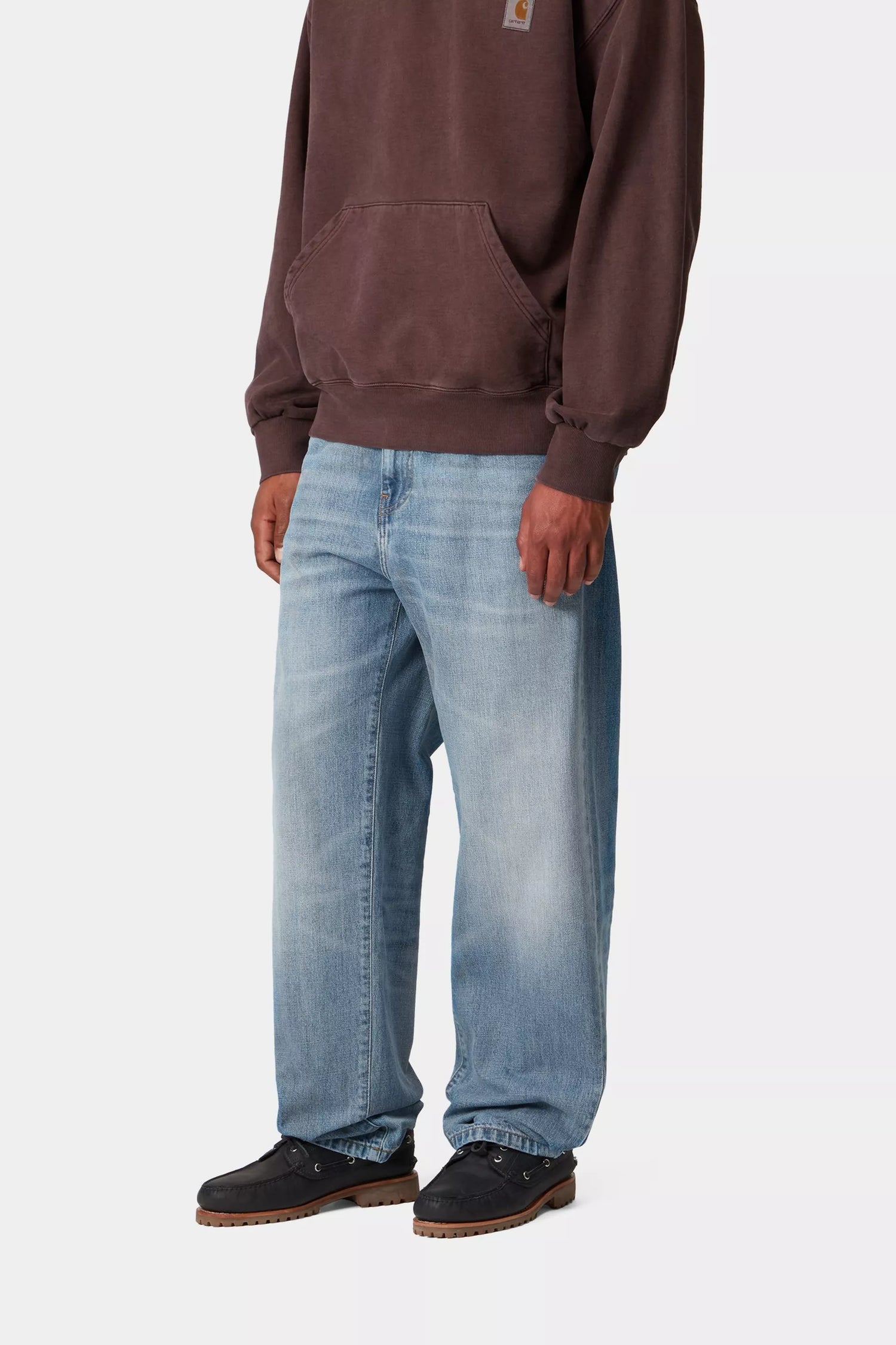 AARON PANT BLUE BURST WASHED