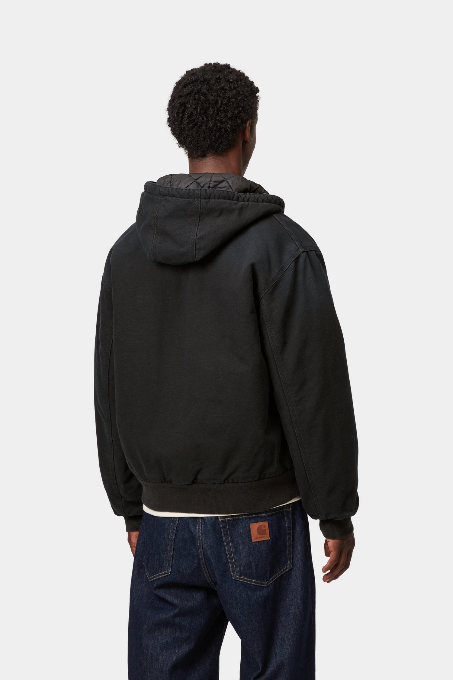 OG ACTIVE JACKET BLACK STONE CANVAS