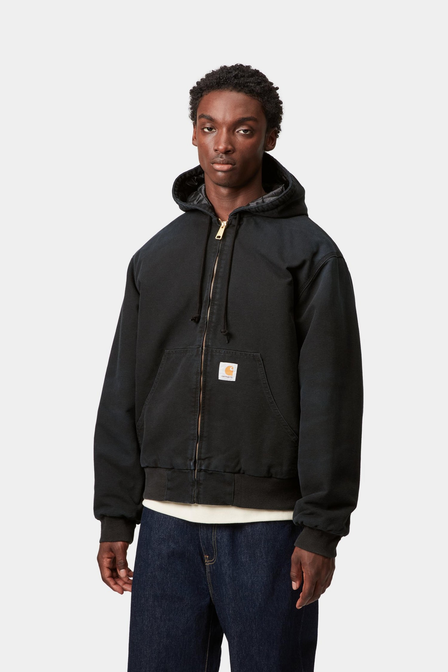OG ACTIVE JACKET BLACK STONE CANVAS