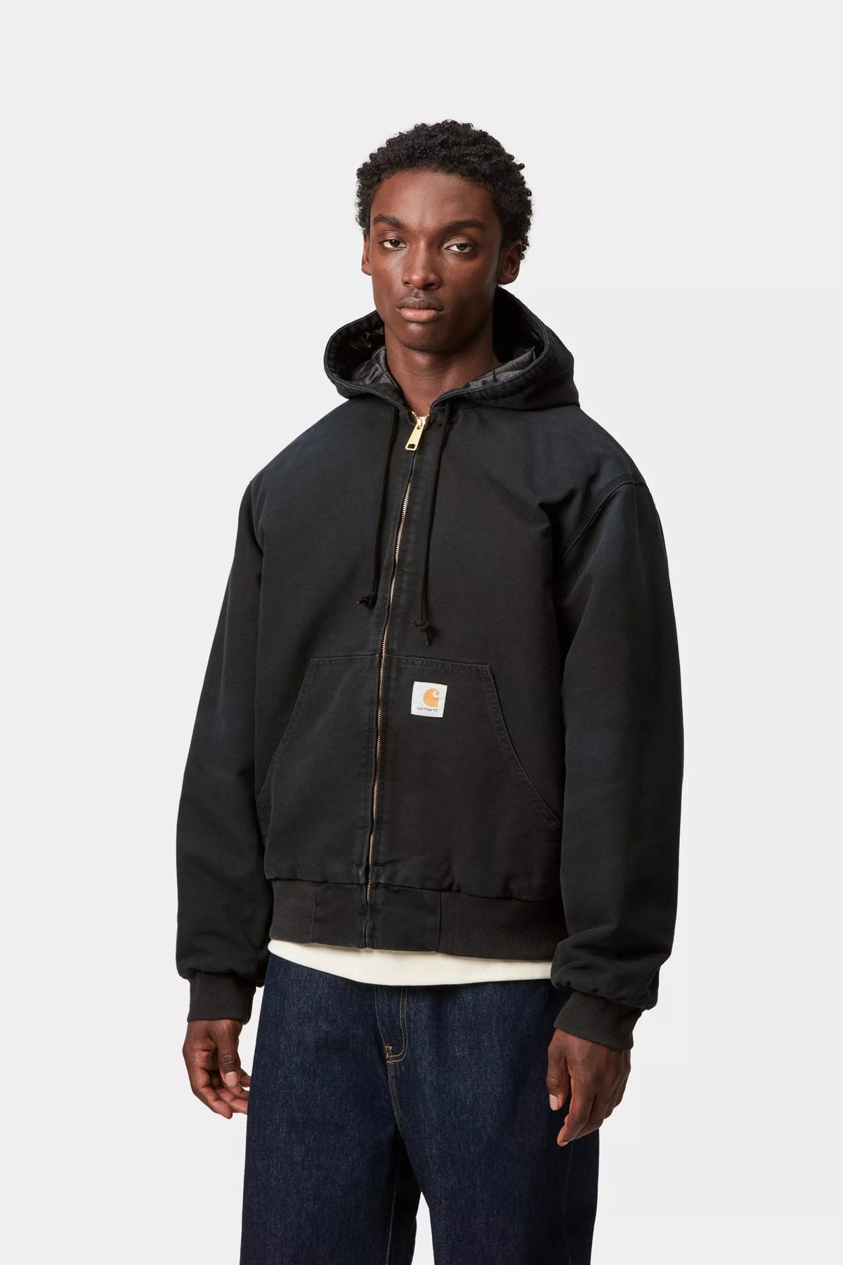 OG ACTIVE JACKET BLACK STONE CANVAS