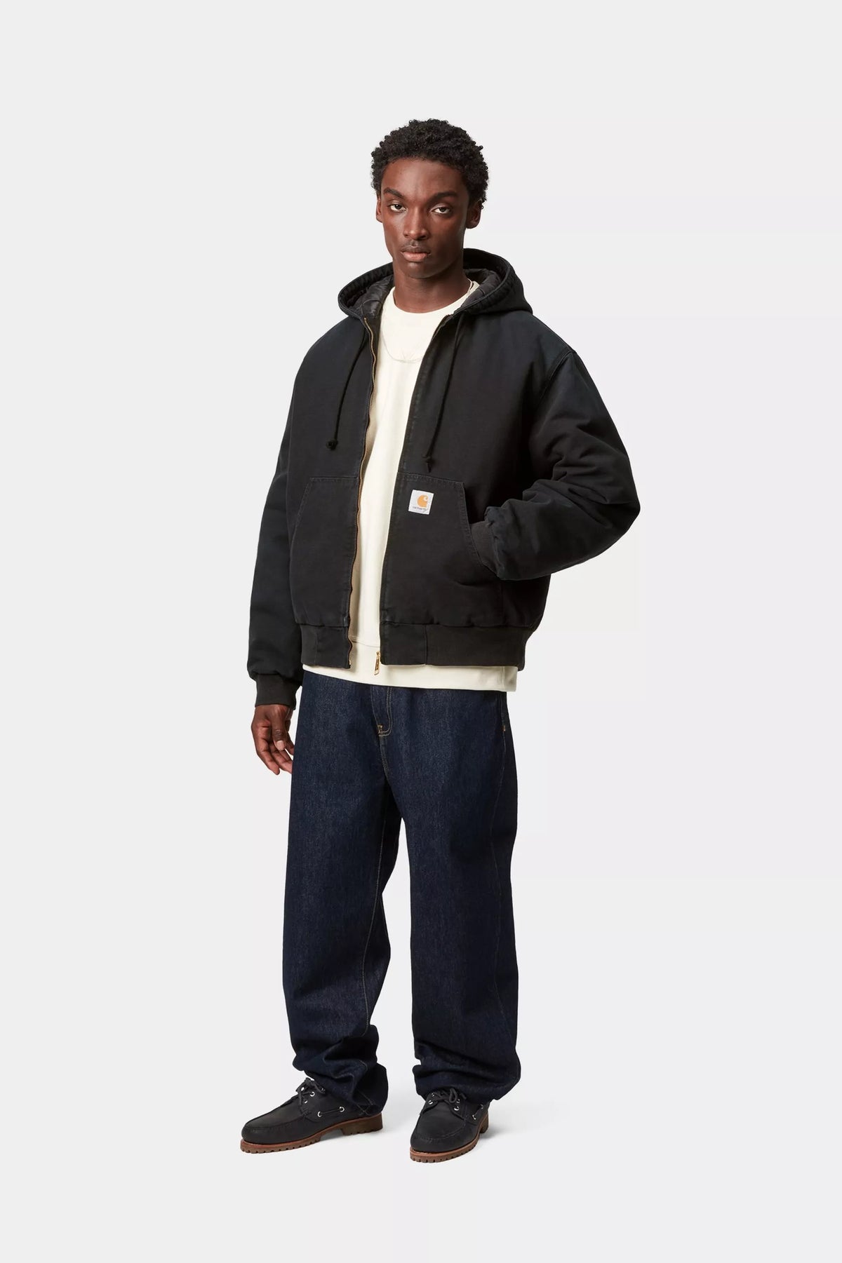 OG ACTIVE JACKET BLACK STONE CANVAS