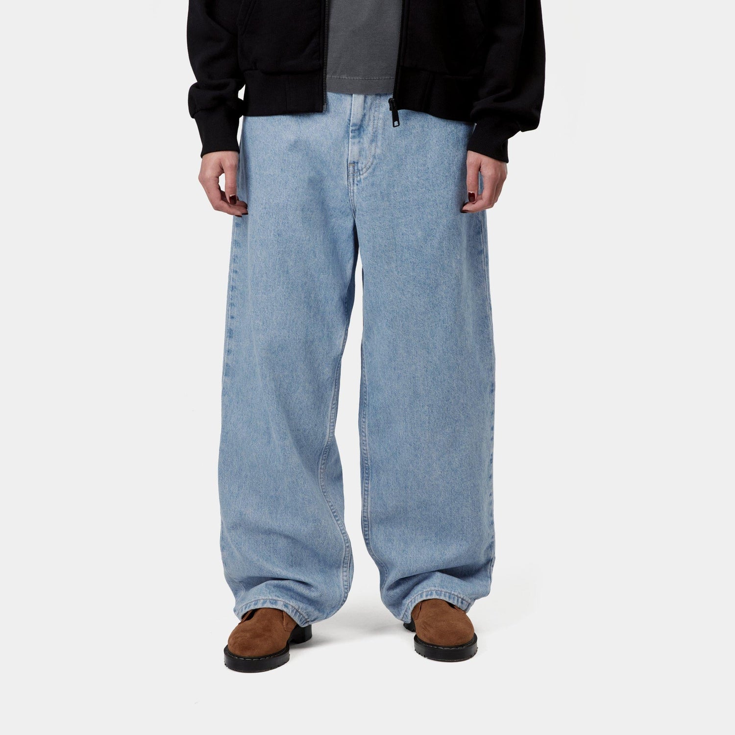 W' BRANDON PANT BLUE STONE BLEACHED