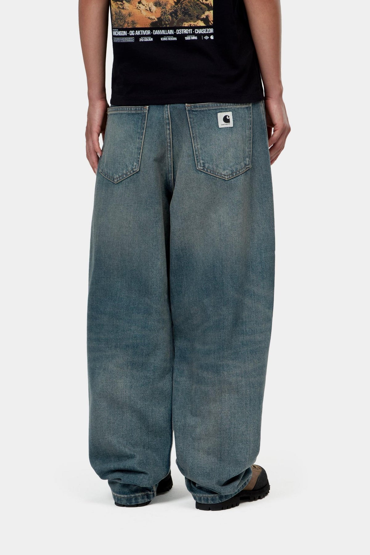 W' BRANDON PANT BLUE WORN USED WASH