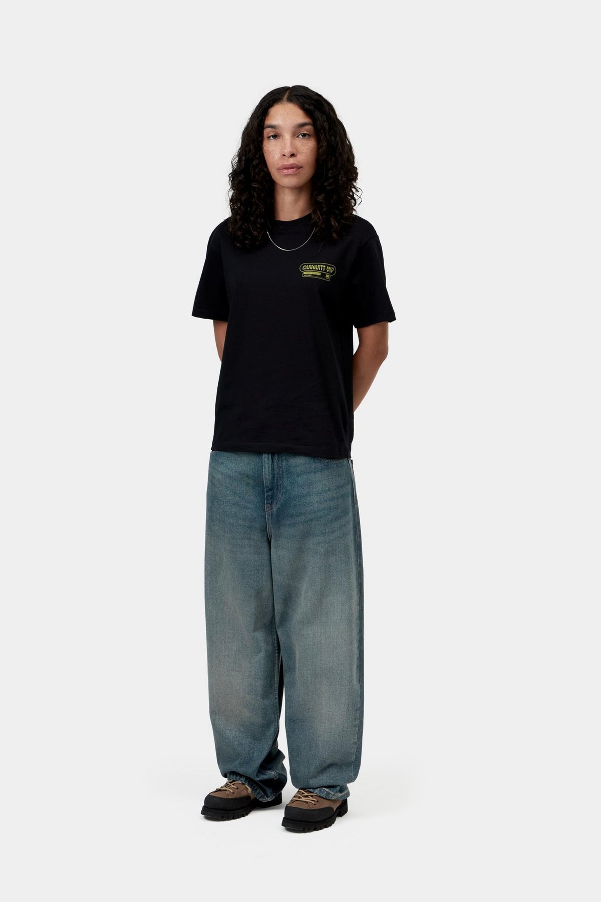 W' BRANDON PANT BLUE WORN USED WASH