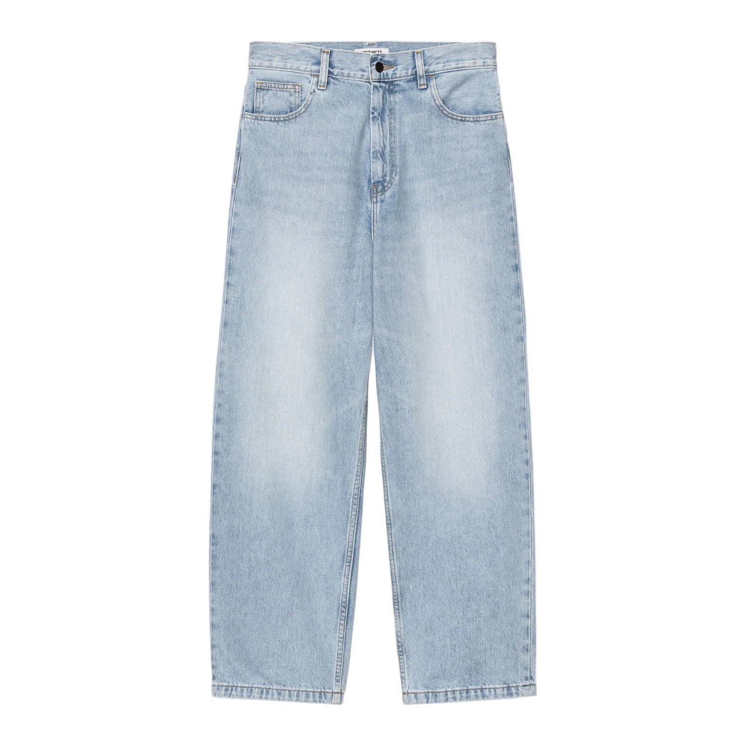 W' BRANDON PANT BLUE HEAVY WORN BLEACHED