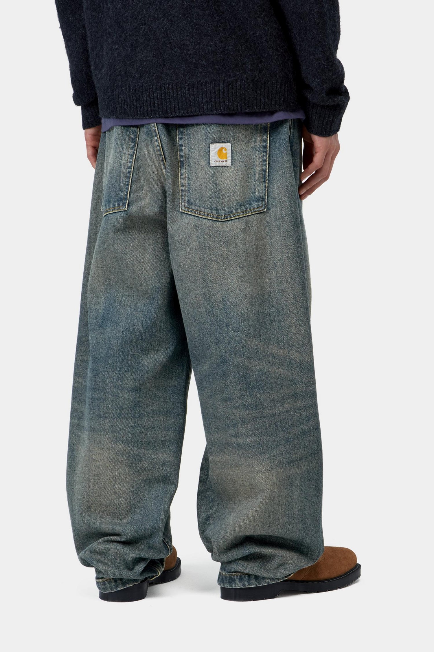 BRANDON PANT BLUE WORN USED WASH