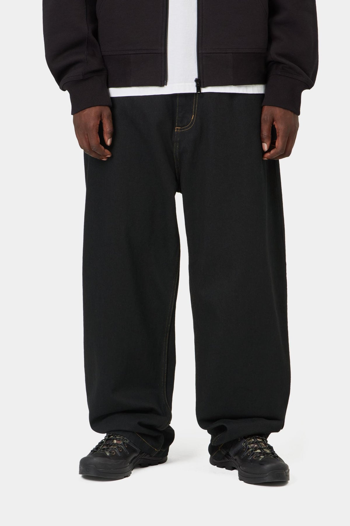 BRANDON PANT BLACK RINSED