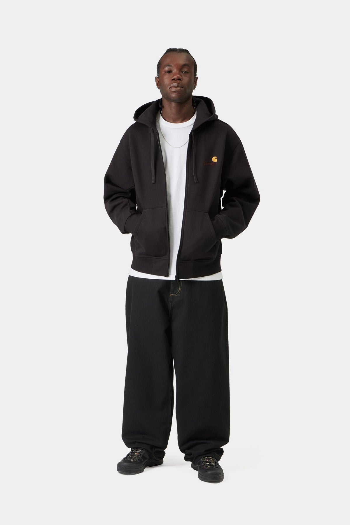 BRANDON PANT BLACK RINSED