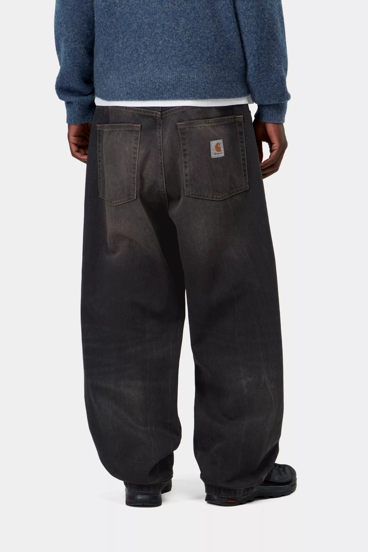 BRANDON PANT BLACK TOBACCO USED WASH
