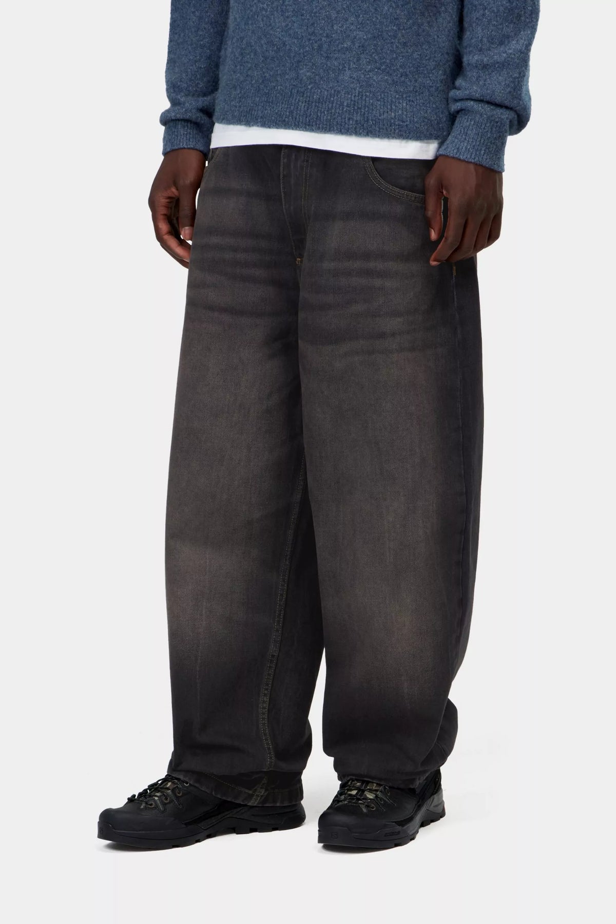 BRANDON PANT BLACK TOBACCO USED WASH