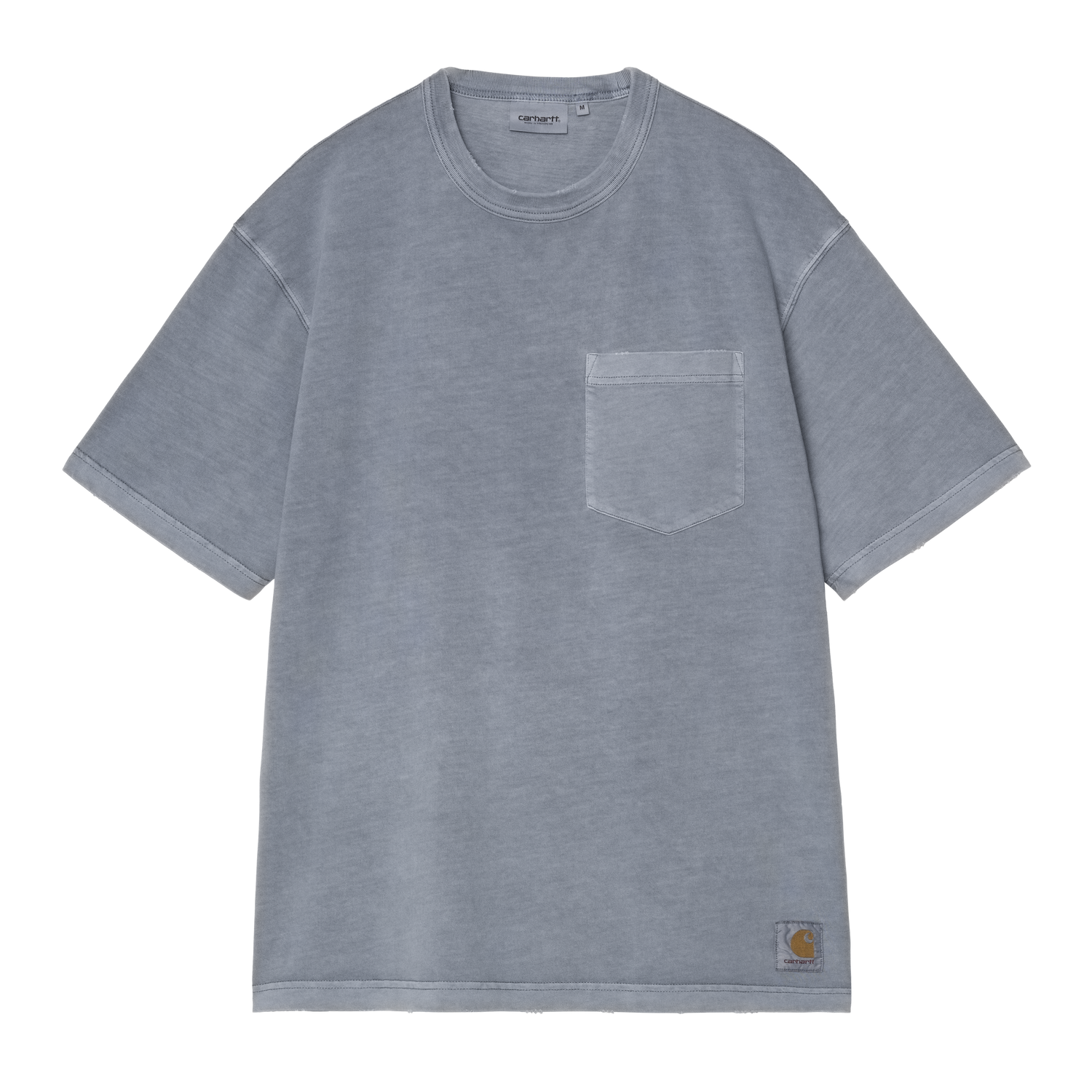 S/S TORION POCKET T-SHIRT OFFICE BLUE GRIND WASH