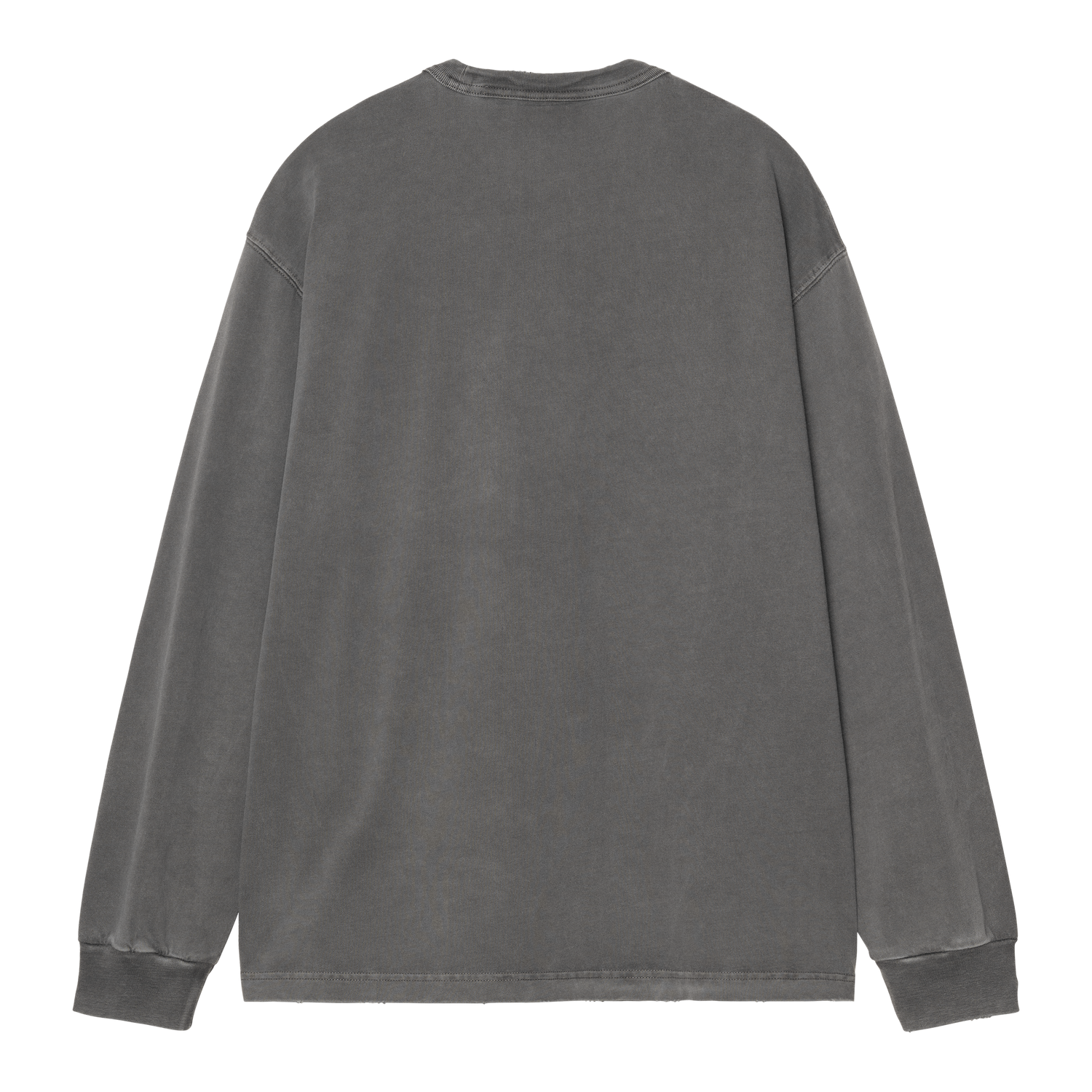 L/S TORION POCKET T-SHIRT BLACK GRIND WASH