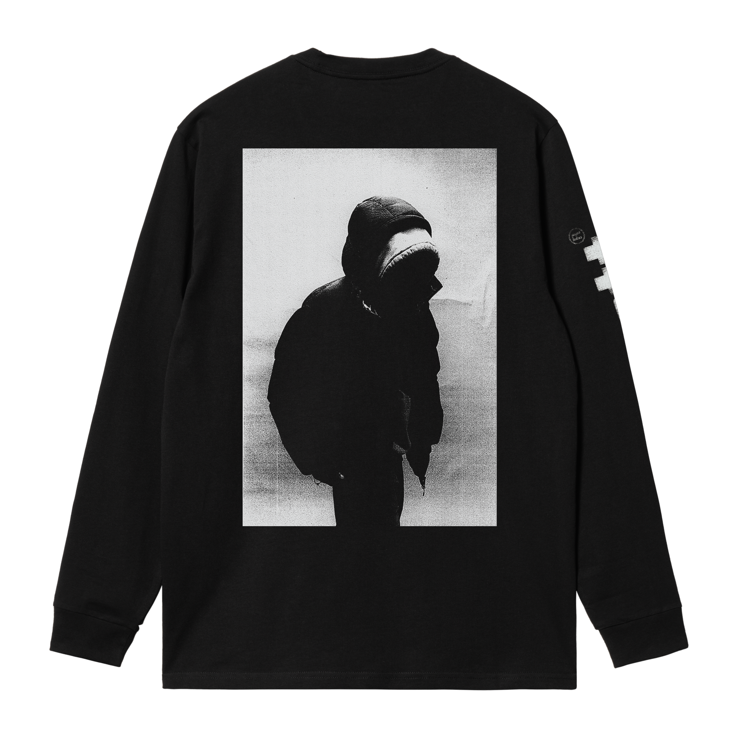 L/S ARCHIVE SCRIPT T-SHIRT BLACK