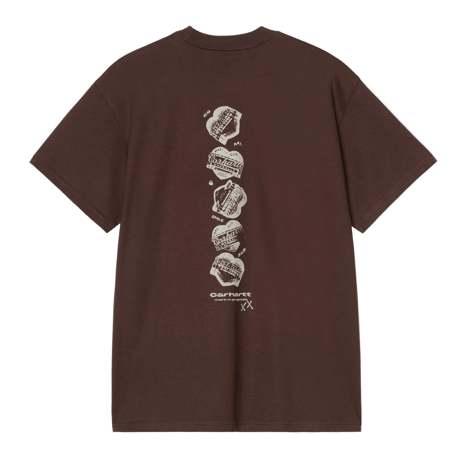 S/S GARBLE T-SHIRT PALISANDER