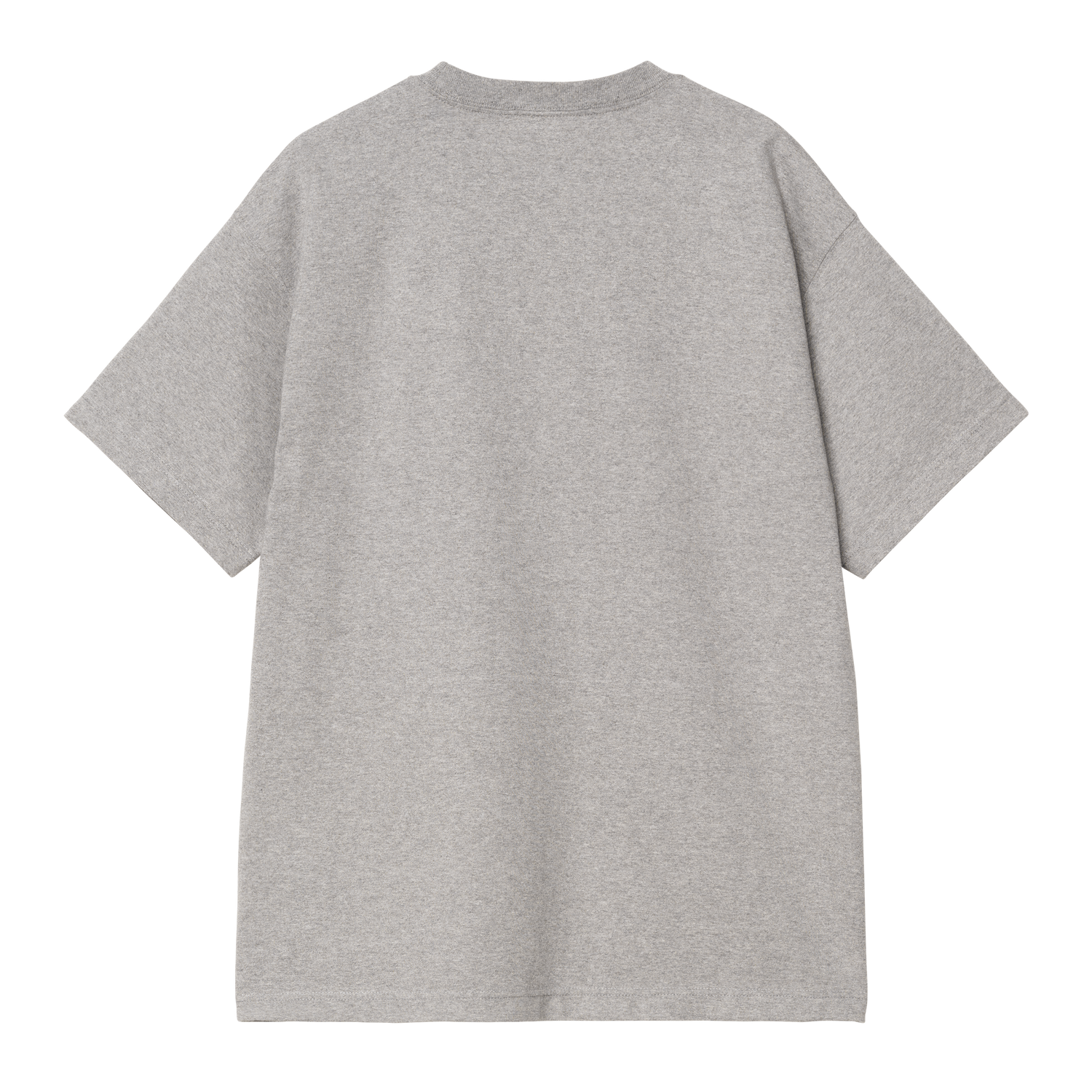 S/S HEAVY DUTY T-SHIRT GREY HEATHER HEAVY ENZYME WASH