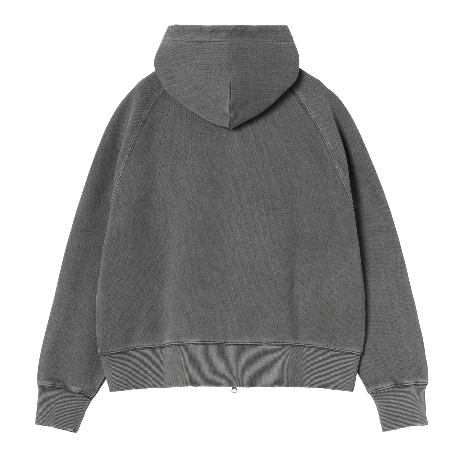 W' HOODED TORION JACKET BLACK GRIND WASH