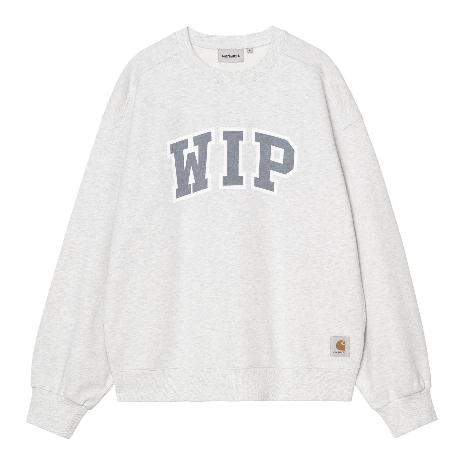 WIP III SWEAT ASH HEATHER HEAVY STONE WASH