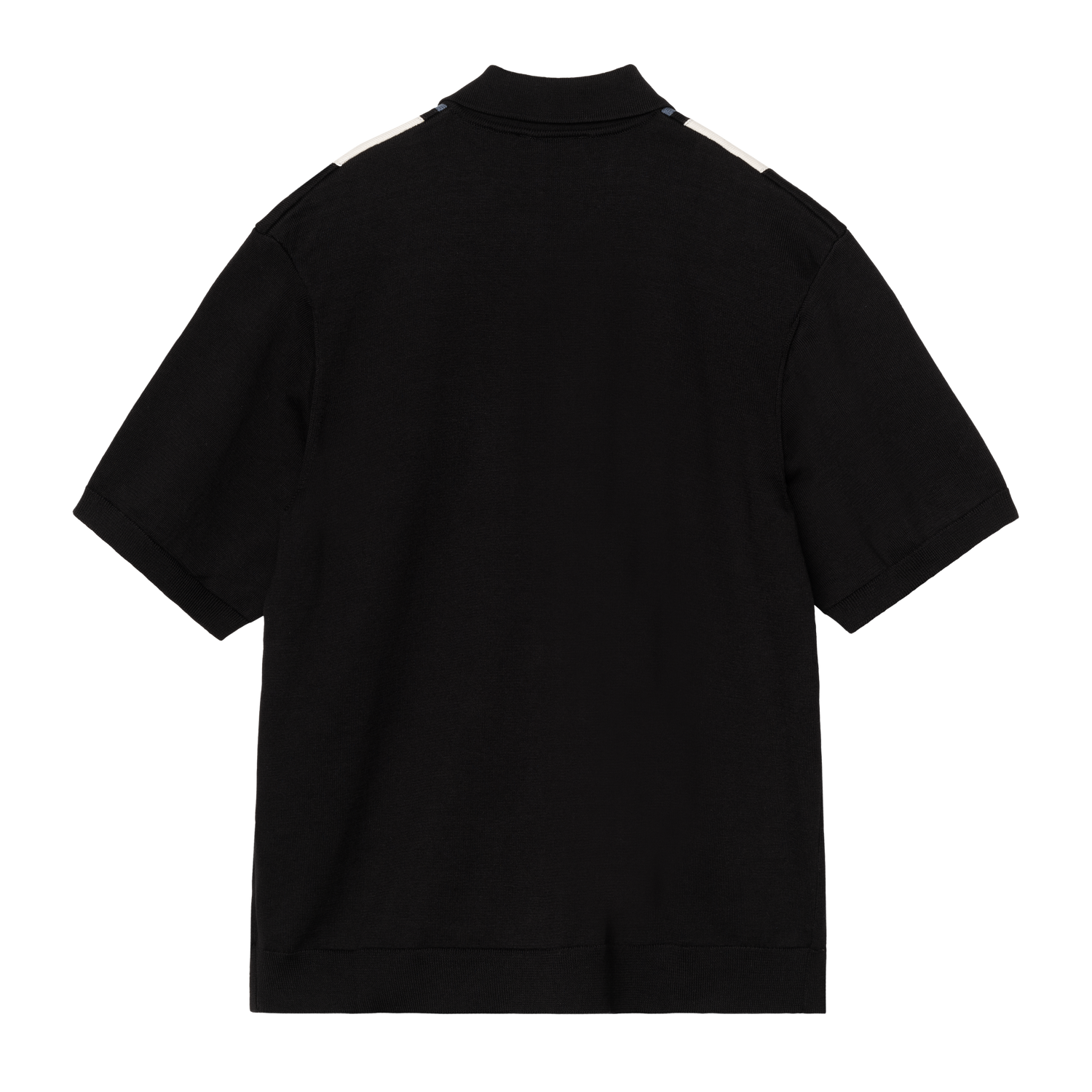 S/S MELLO KNIT SHIRT MELLO STRIPE, BLACK