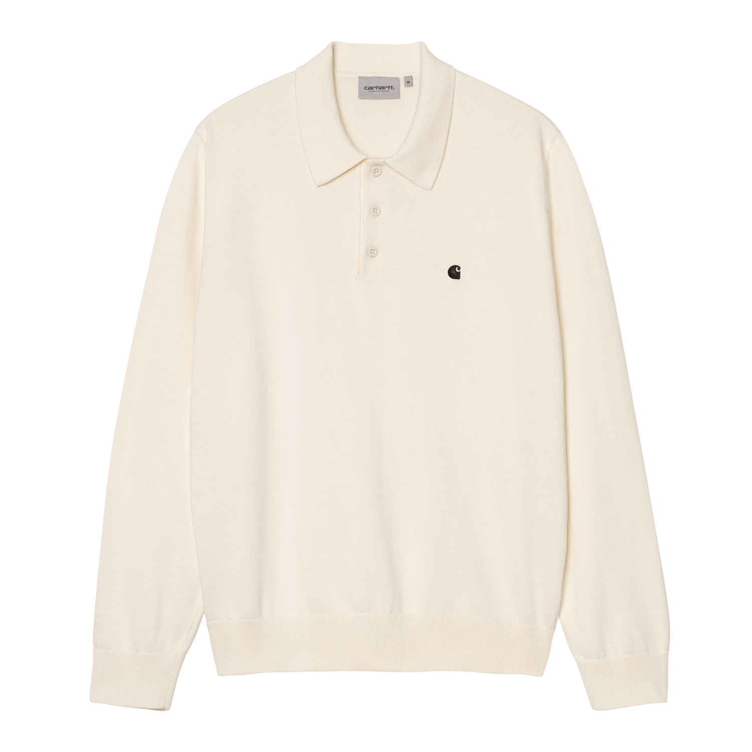 L/S MADISON POLO CINNERUS / BLACK