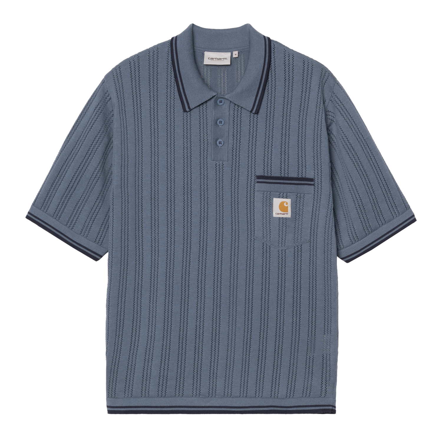 S/S RAMSEY POLO VELVET BLUE / DEEP NIGHT