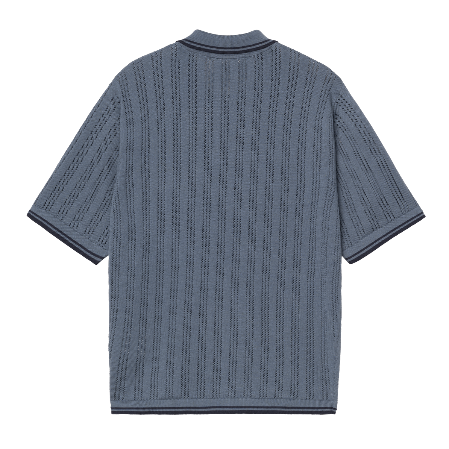 S/S RAMSEY POLO VELVET BLUE / DEEP NIGHT