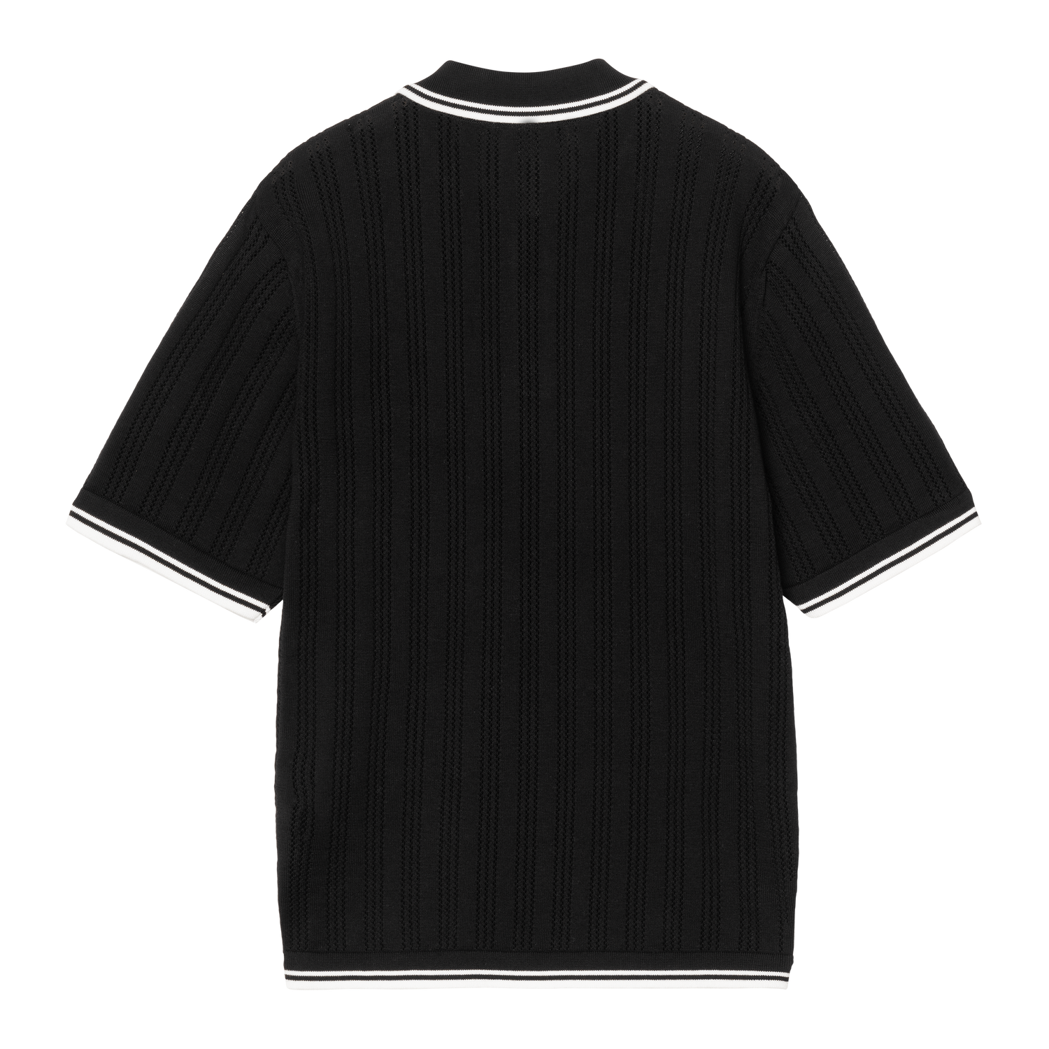 S/S RAMSEY POLO BLACK / WAX