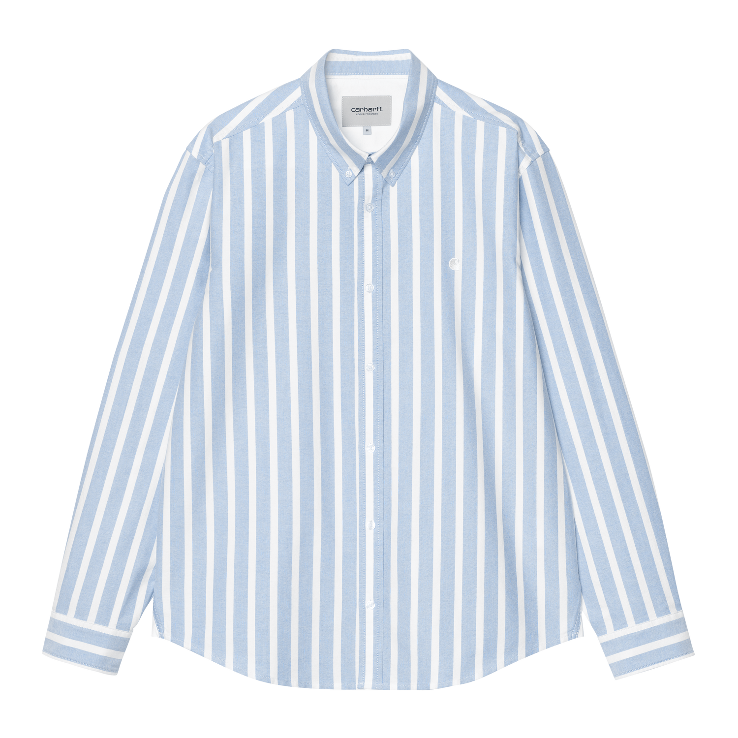 L/S DEVEN SHIRT DEVEN STRIPE, BLEACH / WHITE