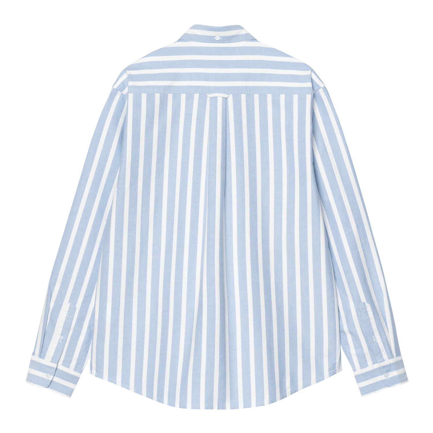 L/S DEVEN SHIRT DEVEN STRIPE, BLEACH / WHITE