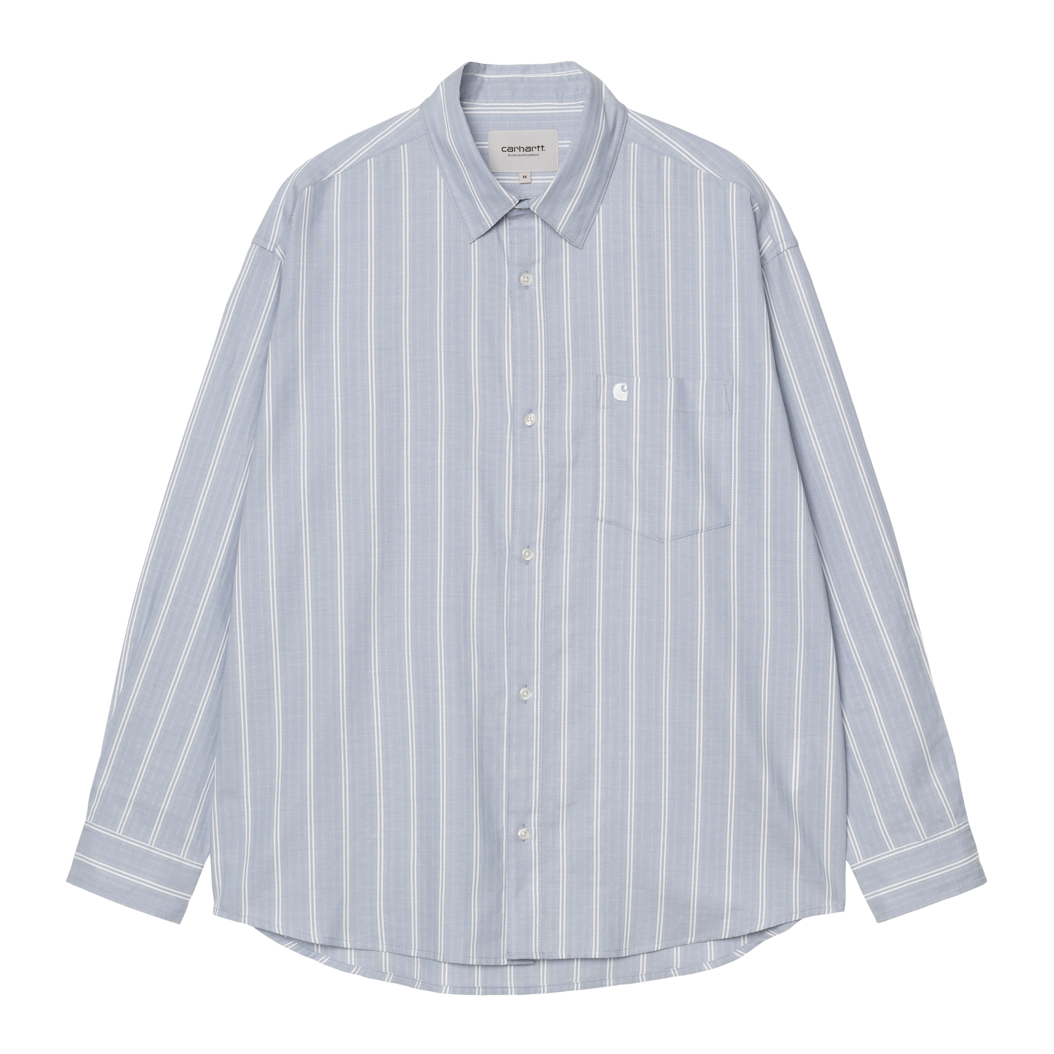 L/S BEALE SHIRT BEALE STRIPE, GENTLE BLUE / WHITE