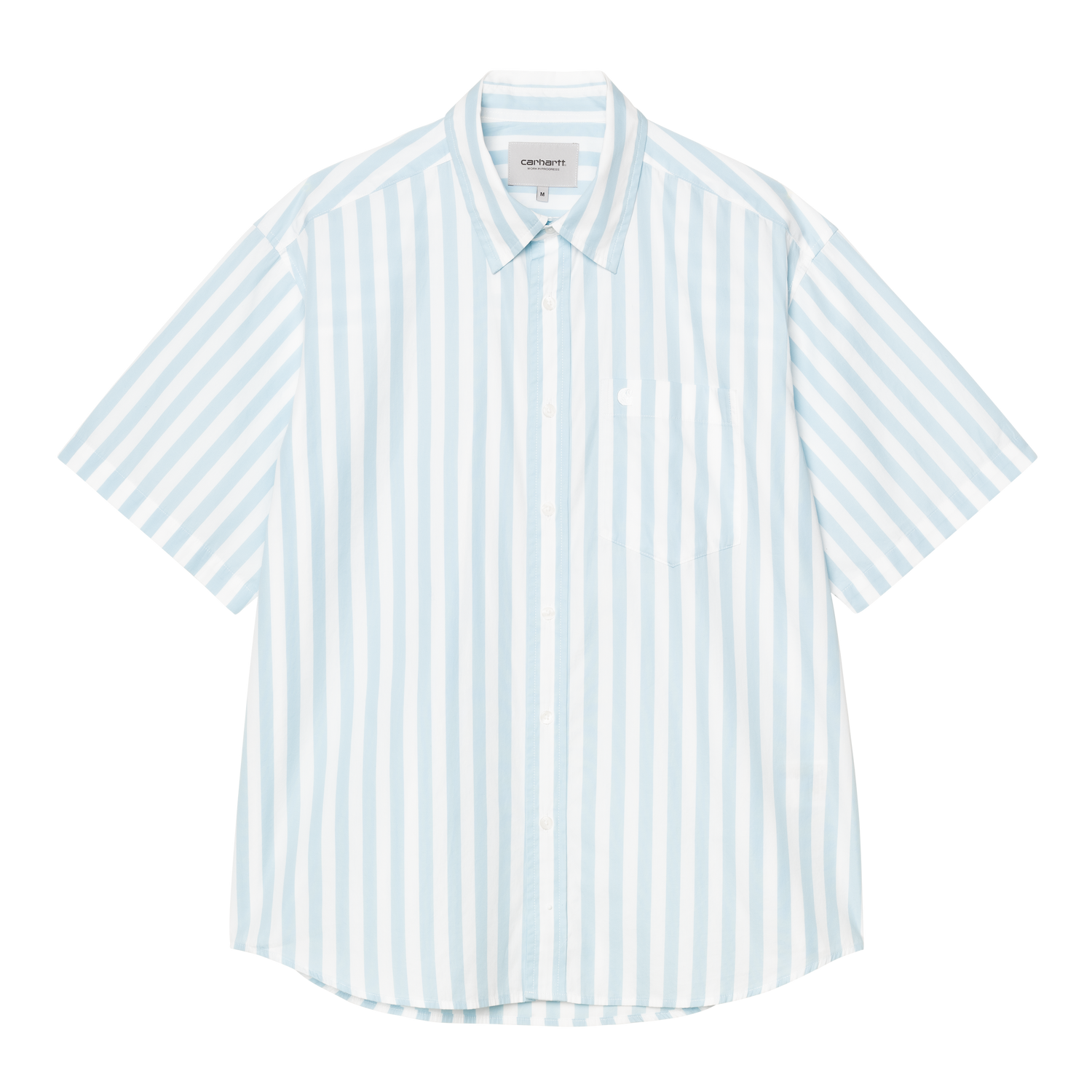 S/S ROYCE SHIRT ROYCE STRIPE, ICARIA / WHITE
