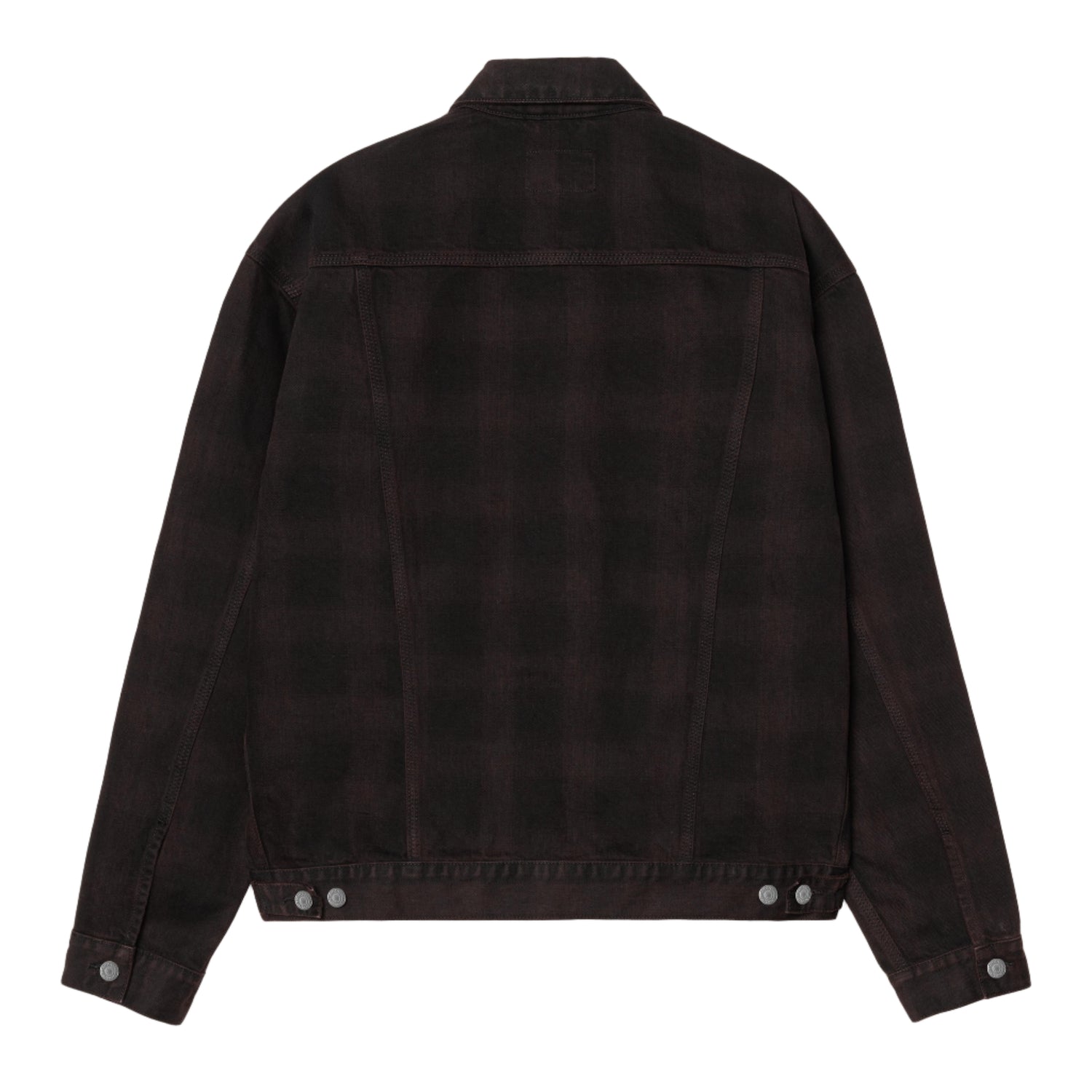 EVERSON TRUCKER JACKET EVERSON PRINT, BLACK / PALISANDER GARMENT DYED