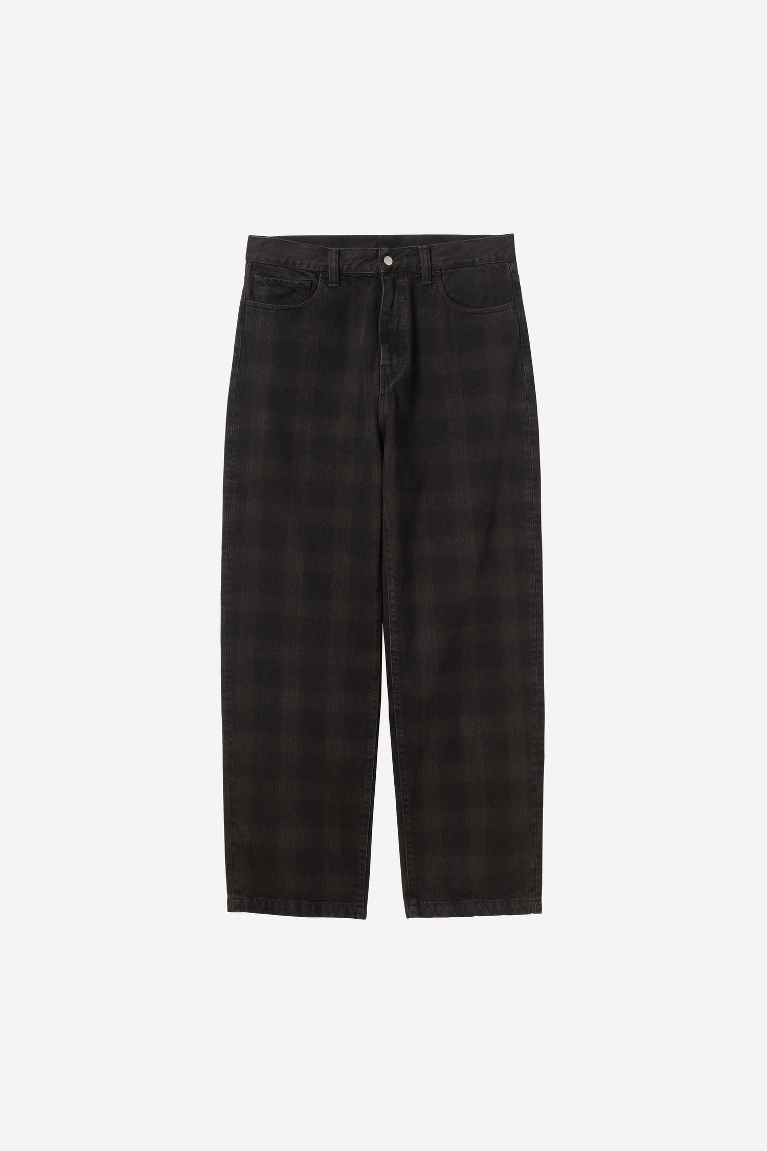 EVERSON PANT EVERSON PRINT, BLACK / PALISANDER GARMENT DYED