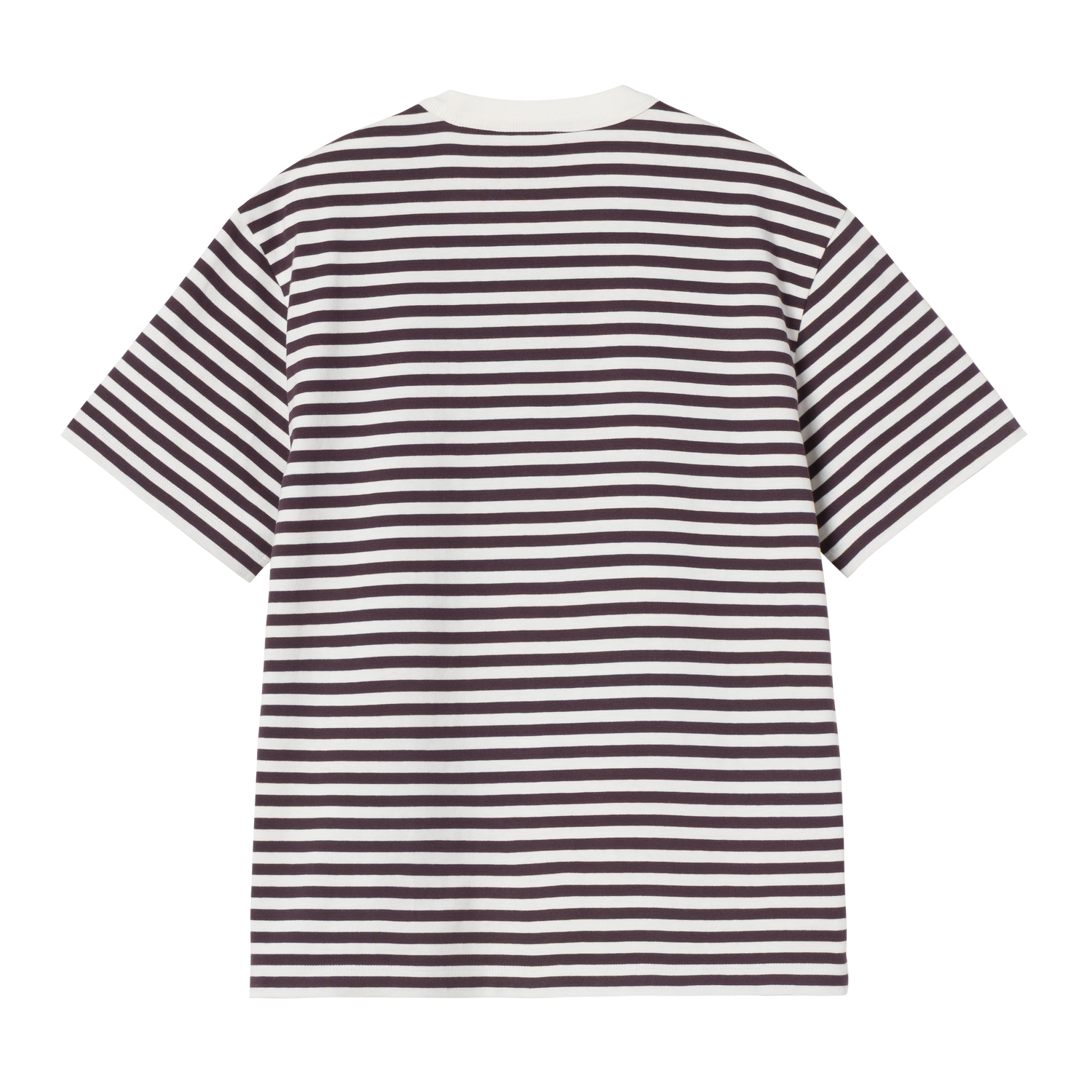 W' S/S EZRA T-SHIRT EZRA STRIPE, COZY PURPLE / WAX