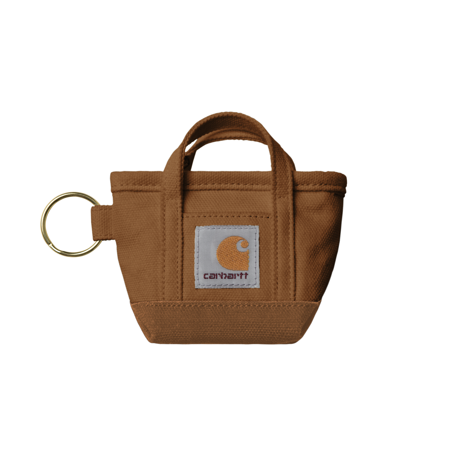 MINI TOTE BAG KEYCHAIN HAMILTON BROWN