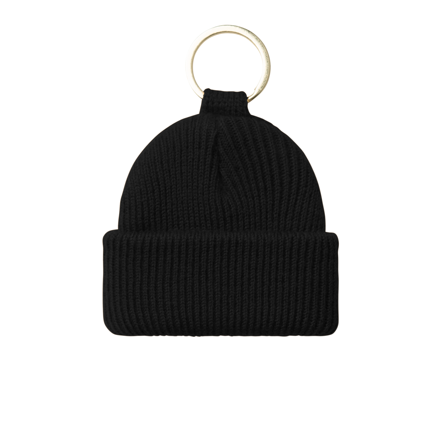 MINI WATCH HAT KEYCHAIN BLACK