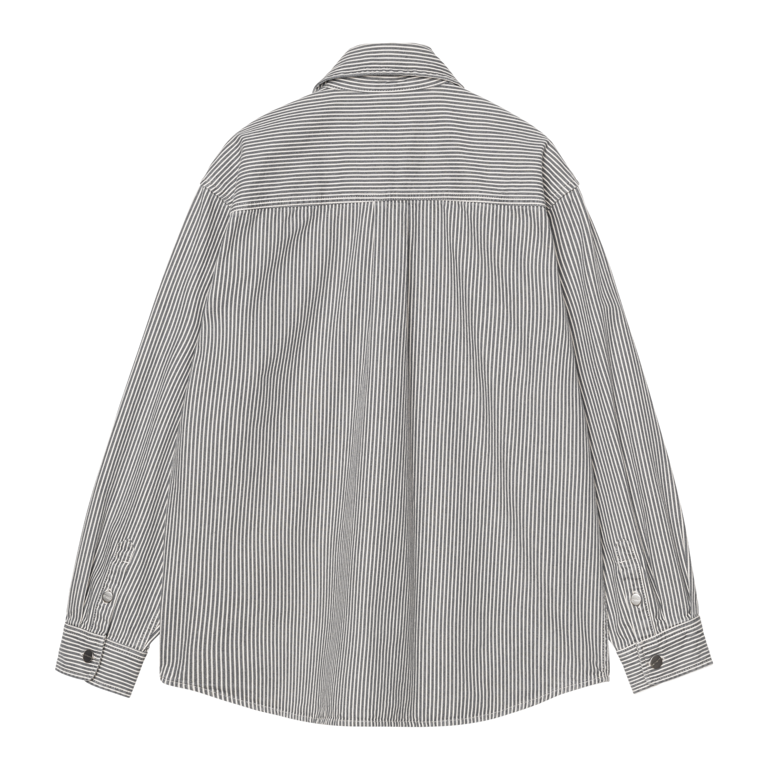 MERCER SHIRT JAC MERCER STRIPE, GRAPHITE / WAX STONE WASHED