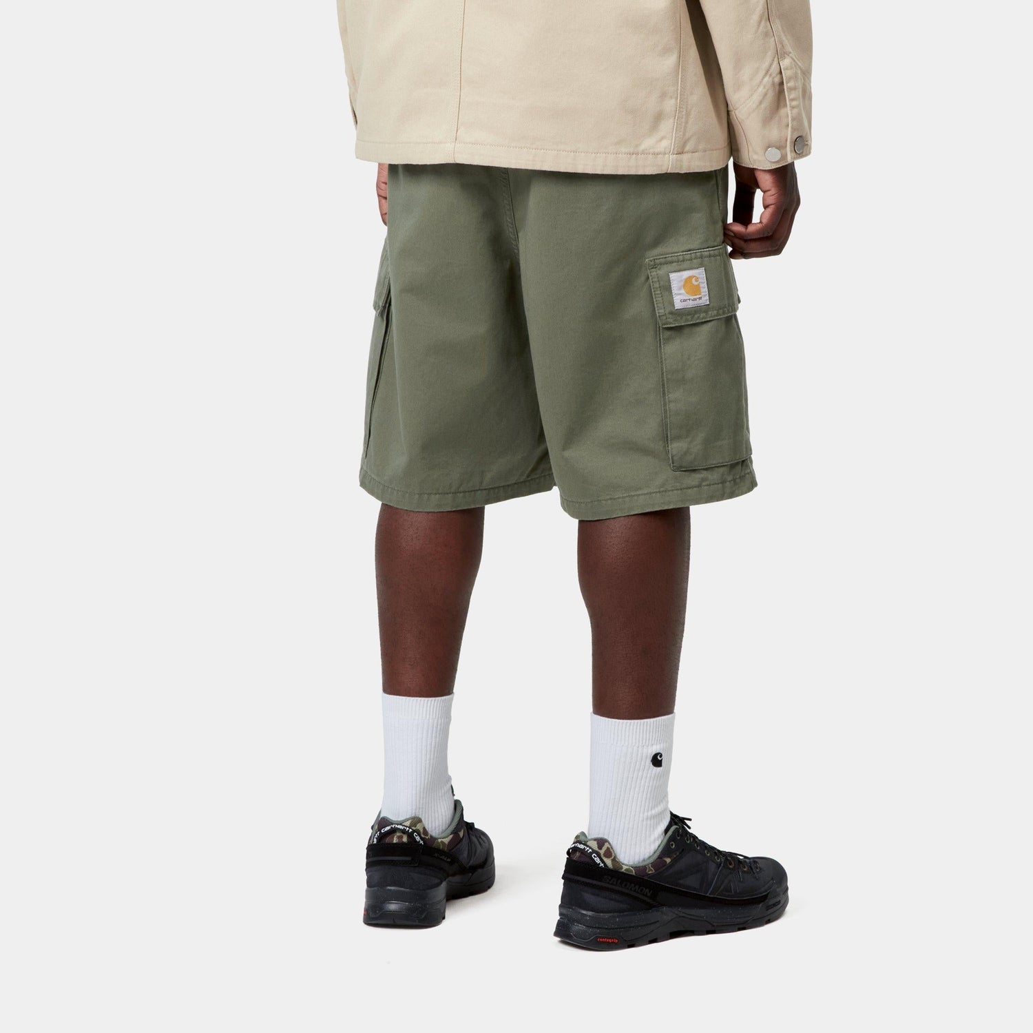 KADE CARGO SHORT LEAF STONE WASHED
