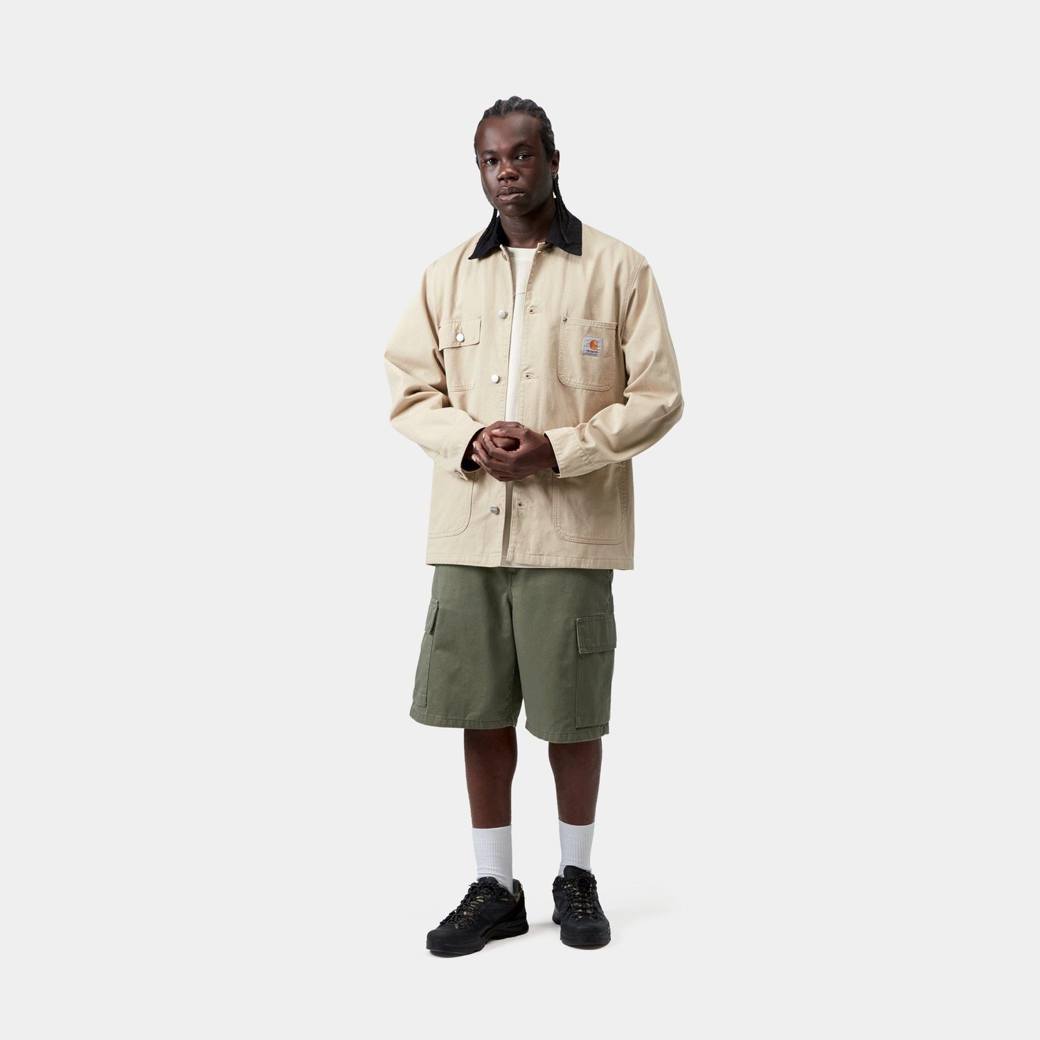 KADE CARGO SHORT LEAF STONE WASHED