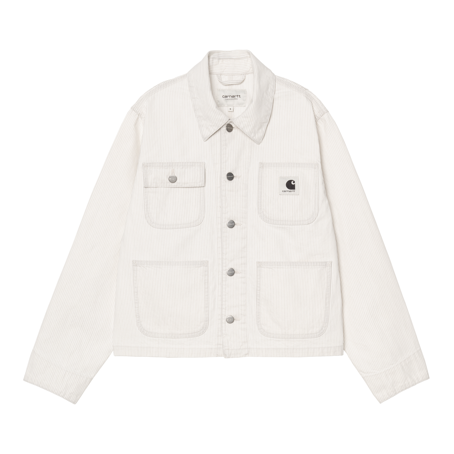 W' MERCER CHORE COAT MERCER STRIPE, GRAPHITE / WAX BLEACHED