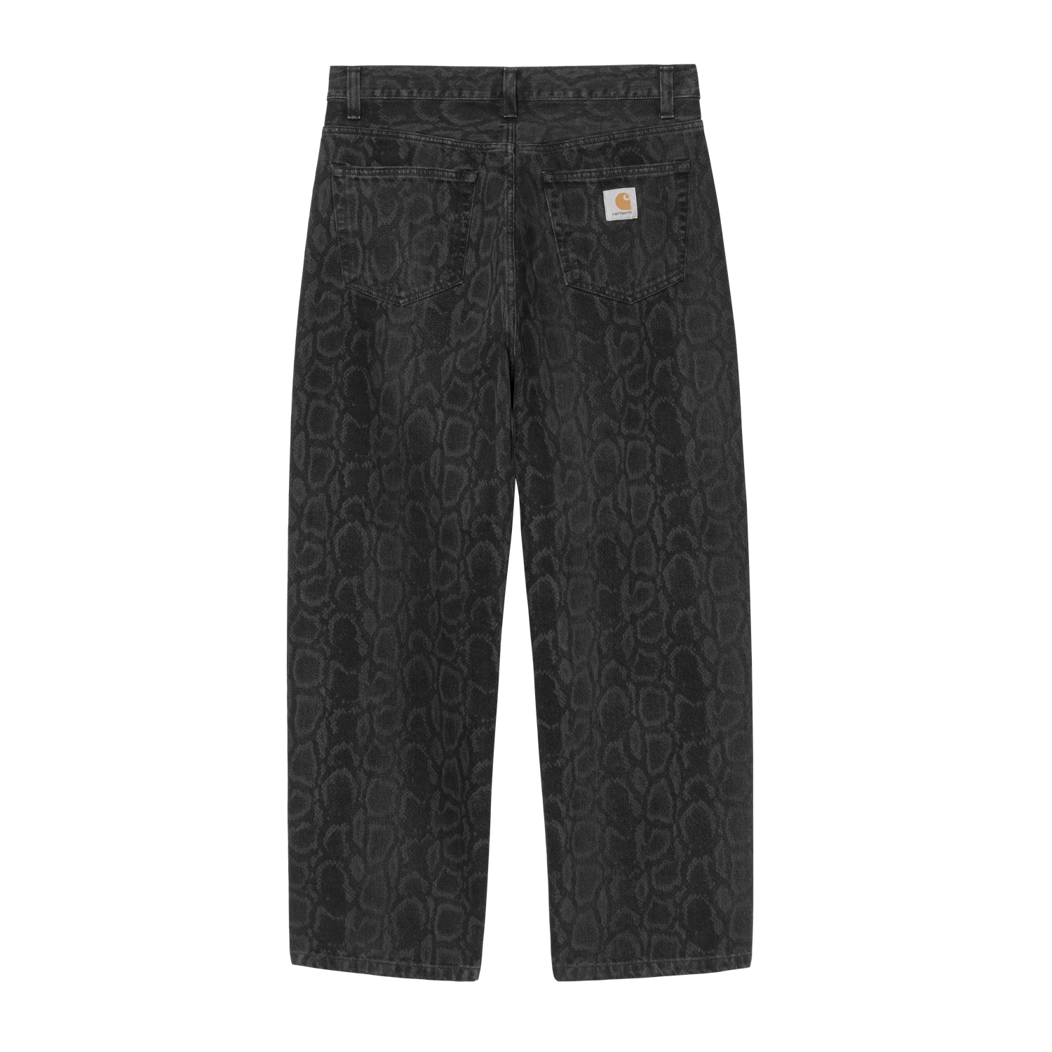 SNAKE LANDON PANT SNAKE CAMO, BLACK HEAVY STONE WASH