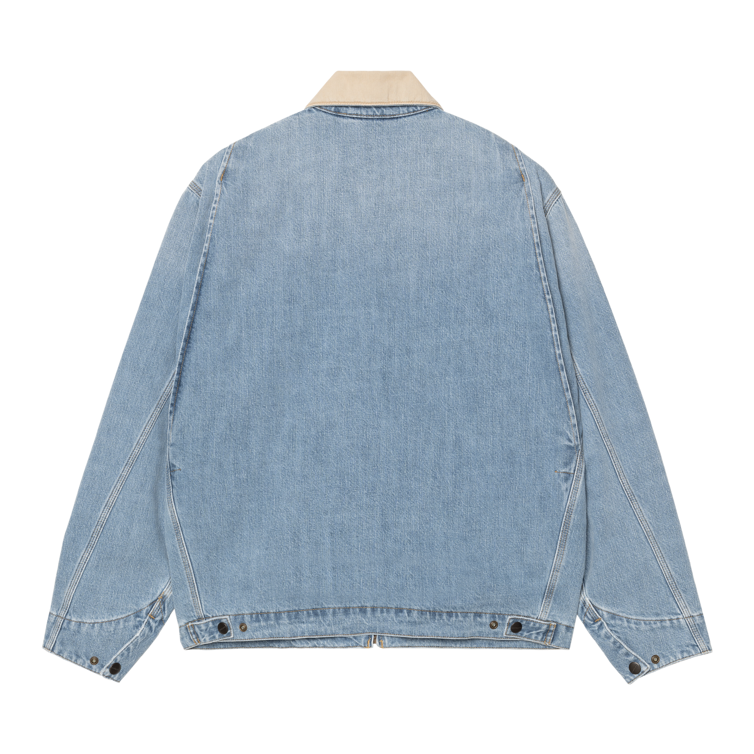 OG DETROIT JACKET BLUE / DUSTY H BROWN BURST WASHED