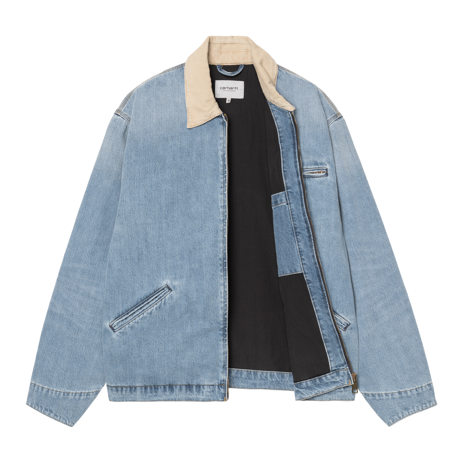 OG DETROIT JACKET BLUE / DUSTY H BROWN BURST WASHED