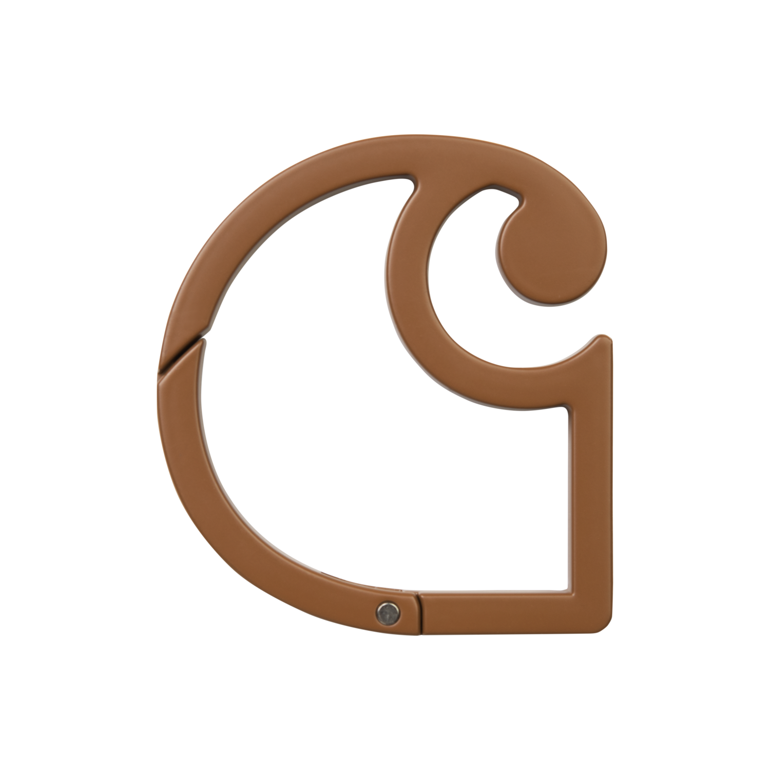 C-LOGO CARABINER BROWN