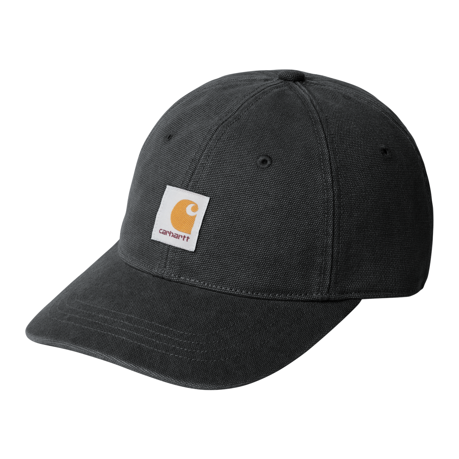CANVAS CAP BLACK STONE WASHED