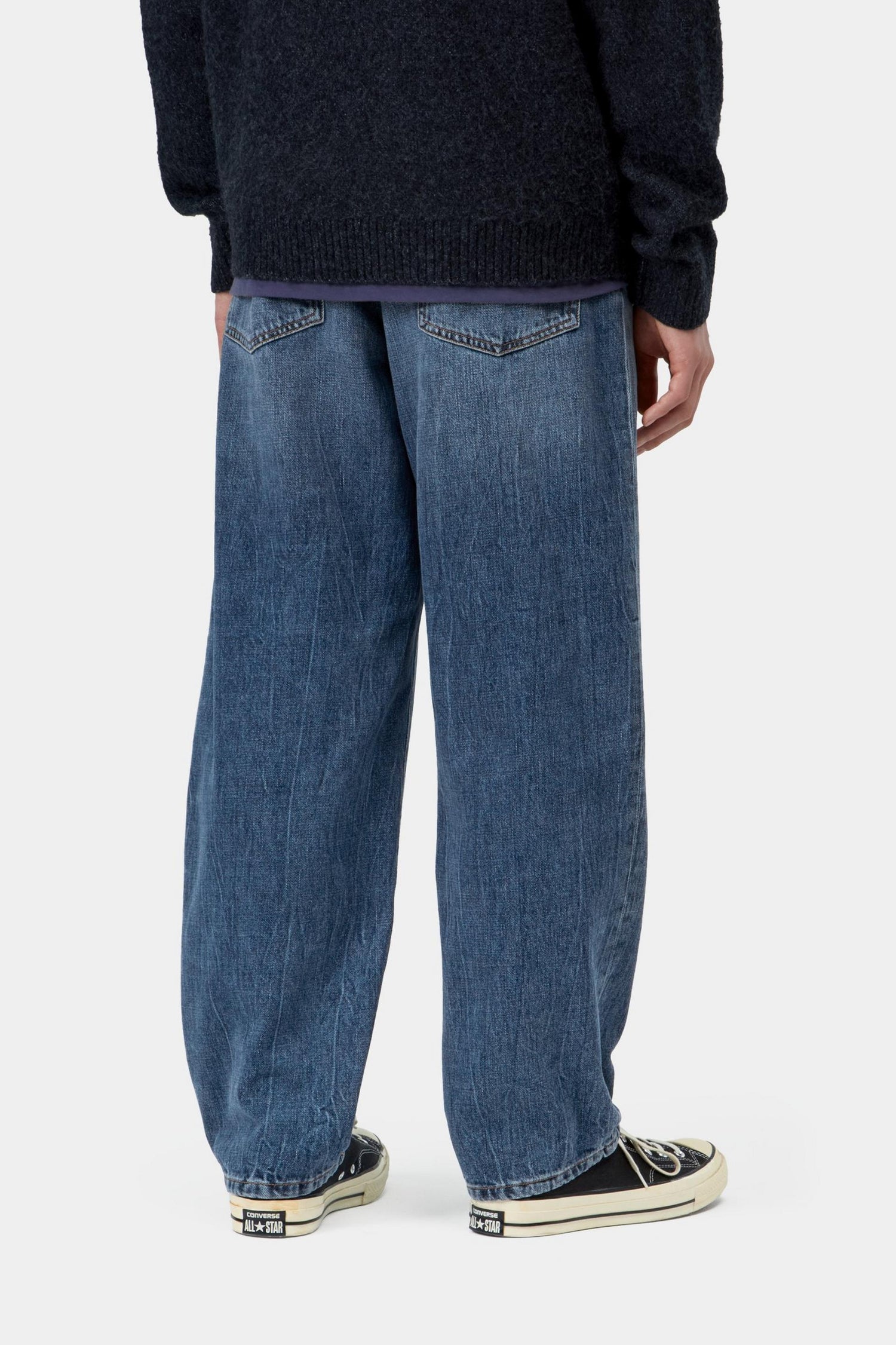 AARON PANT BLUE MARBLE USED WASH