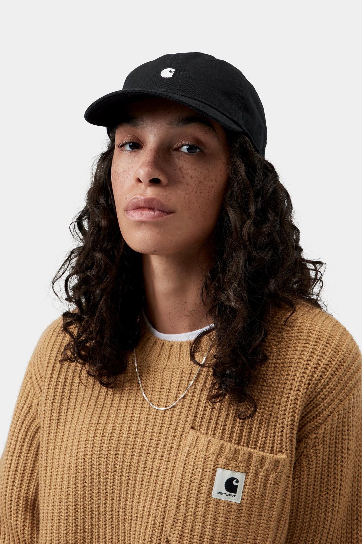 MADISON LOGO CAP BLACK / WHITE