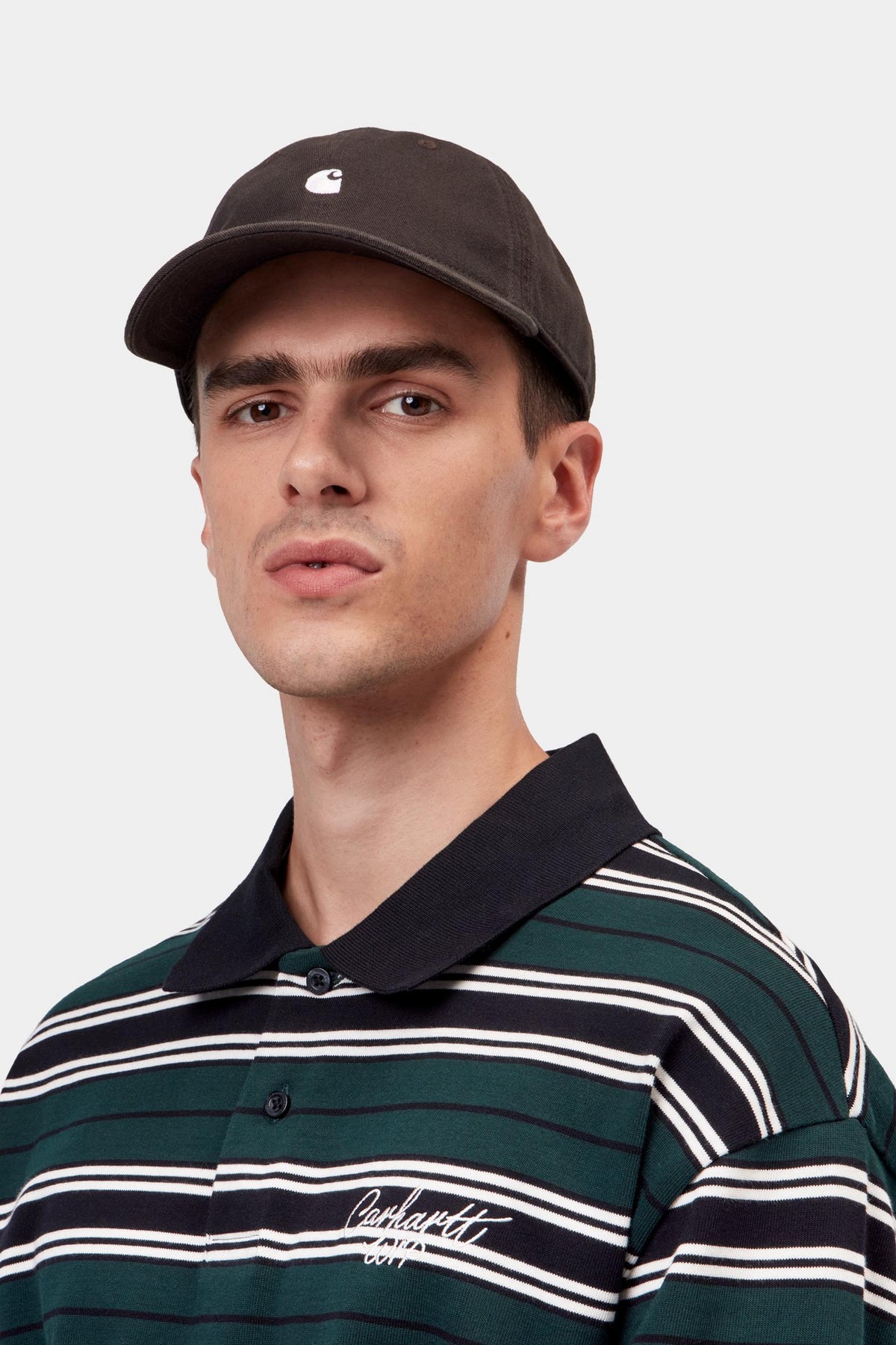 MADISON LOGO CAP TOBACCO / WHITE