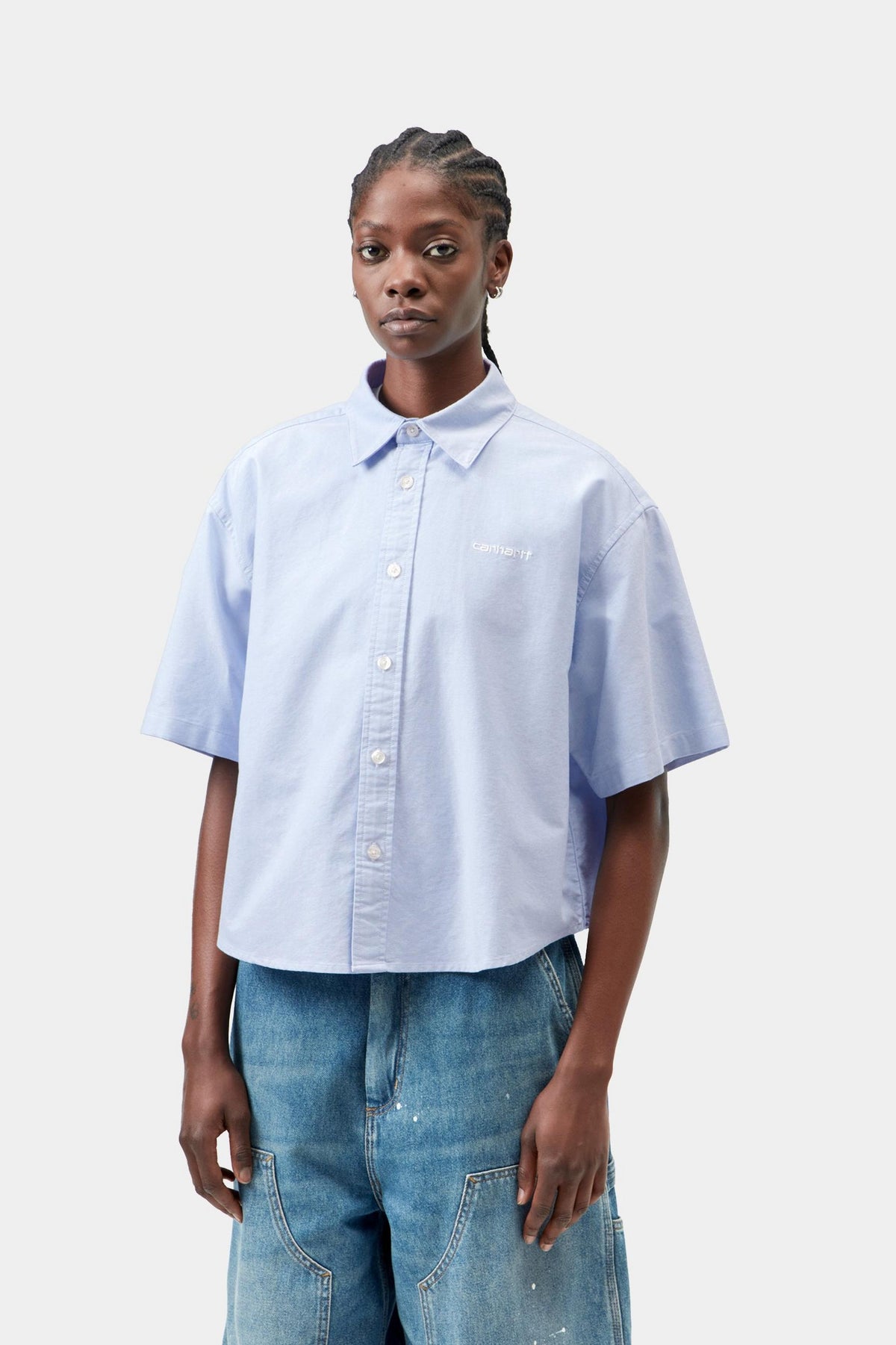 W' S/S KAIA SHIRT BLEACH / WHITE