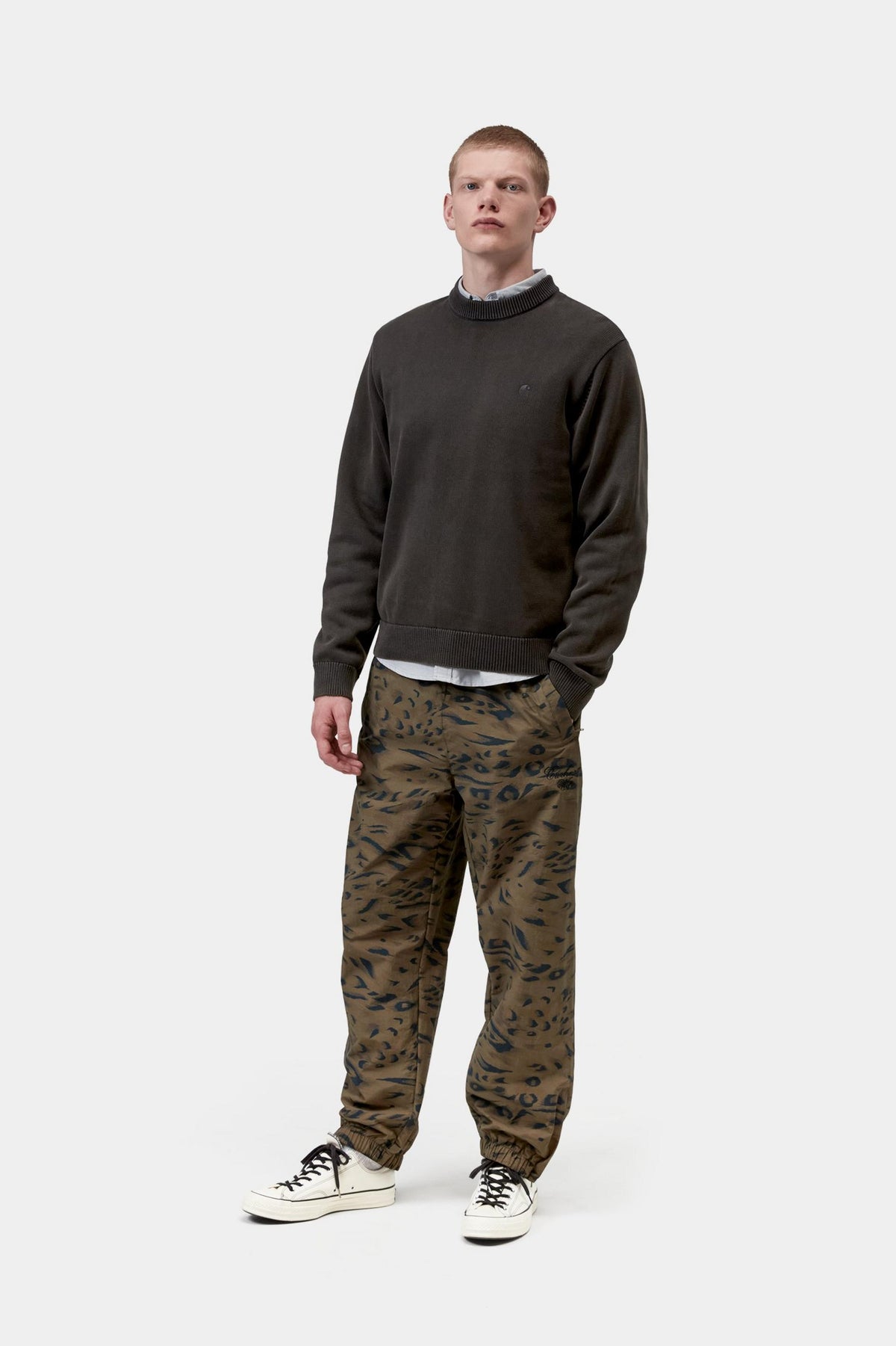 KORI SWEATER BLACK GARMENT DYED
