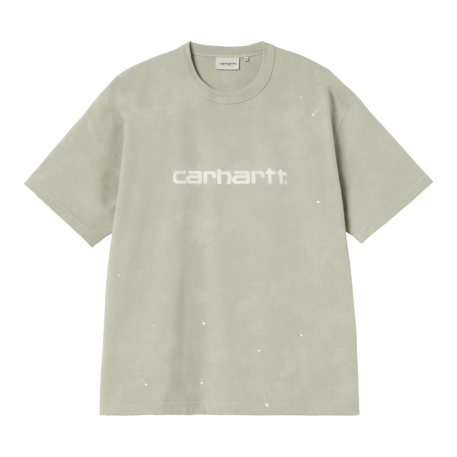 S/S PAINTER T-SHIRT SHADY GREEN DESTROY WASH SPLATTER